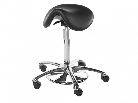 Купить Табурет медицинский, стул для хирурга, стул-седло,  эргономичный с сиденьем типа "седло" с ножной регулировкой высоты БТ-ЭРГО-3 в Москве, цена - 19500 руб.