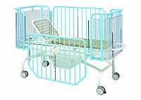 Купить Кровать для детей, на колесах, двухсекционная, тренделенбург,  19-FP654 в Москве, цена – 8 000 руб.