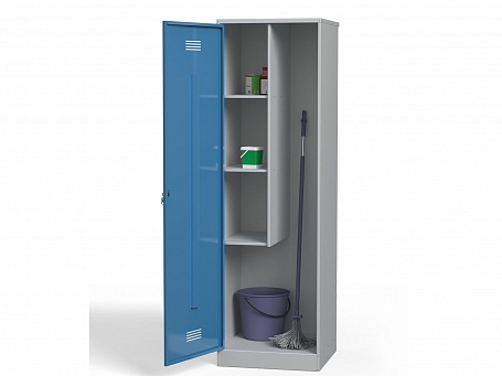 Купить Шкаф медицинский металлический для хранения хозяйственного и уборочного инвентаря БТ-75-60 в Москве, цена - 8500 руб.